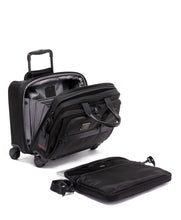 Load image into Gallery viewer, Alpha - Softside Deluxe 4 Wheeled Laptop Case Brief