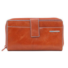 Load image into Gallery viewer, Blue Square - Women’s Full Length Wallet (5886045257892) (5942538698916)