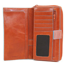 Load image into Gallery viewer, Blue Square - Women’s Full Length Wallet (5886045257892) (5942538698916)
