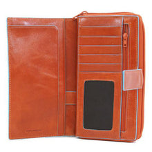 Load image into Gallery viewer, Blue Square - Women’s Full Length Wallet (5886045257892) (5942538698916)