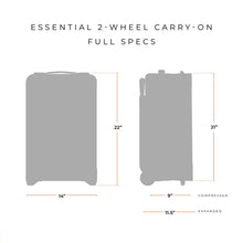 Load image into Gallery viewer, New Baseline - Softside Essential Two-Wheel Expandable Carry-On (22") (7661654049019)