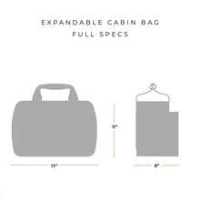 Load image into Gallery viewer, New Baseline - Expandable Cabin Bag (7754084778235)