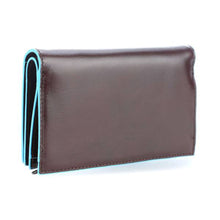 Load image into Gallery viewer, Blue Square - Women’s 3/4 Length Wallet with Coin Case and Credit Cards (5884421406884) (5942562717860)
