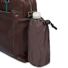 Load image into Gallery viewer, Piquadro Computer portfolio briefcase with iPad® compartment Blue Square (5884337750180)