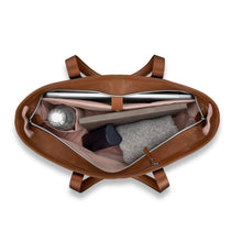 Load image into Gallery viewer, Mobile Solution 2 - Leather Business Tote
