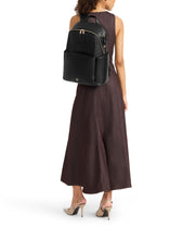 Load image into Gallery viewer, Voyageur - Raina Large Leather Backpack
