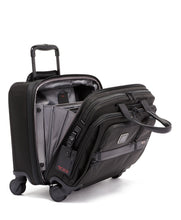 Load image into Gallery viewer, Alpha - Softside Deluxe 4 Wheeled Laptop Case Brief
