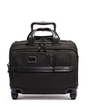 Load image into Gallery viewer, Alpha - Softside Deluxe 4 Wheeled Laptop Case Brief
