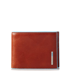 Blue Square - Men's Wallet with Coin Case and ID (5886080188580) (5942448357540)