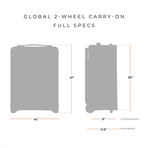 New Baseline - Softside Global Two-Wheel  Expandable Carry-On (21") (7661651591419)
