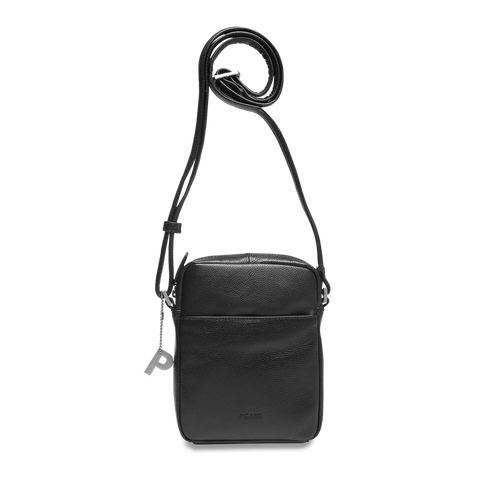 Picard Leather Shoulder Bag Milano Black Large